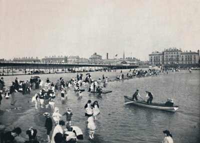 Southport - o cais e o lago sul, 1895 de Unbekannt