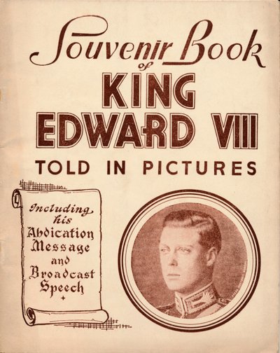 Livro de recordações do rei Eduardo VIII: Contado em fotos, 1937 de Unbekannt