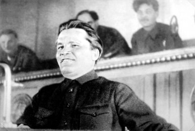 Político soviético Sergei Kirov, 17º Congresso do Partido Comunista, Moscou, URSS, 1934 de Unbekannt