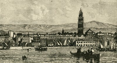 Spalatro, do porto, 1890. de Unbekannt
