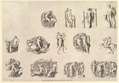 Vidro romano Assuntos magníficos ... depois da Antiguidade, executado ca. 1550-77, impressa após 1577. de Unbekannt