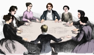 Encontro espírita em Leipzig, Alemanha, 1893 de Unbekannt