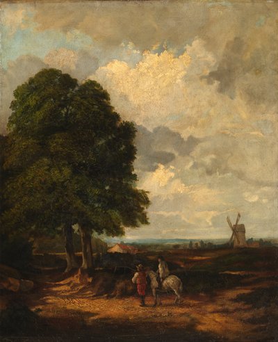 Primavera Arando perto de East Bergholt, século 19. de Unbekannt