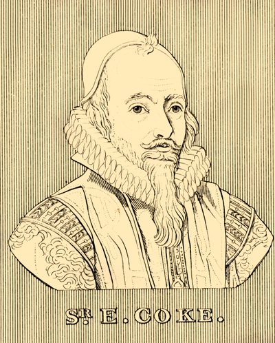 Sr. E. Coke, 1552-1634, 1830. de Unbekannt