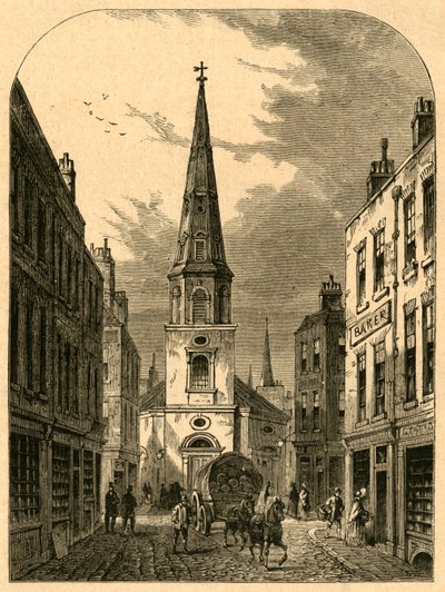 Igreja de St. Antholins, Watling Street 1868, 1897. de Unbekannt