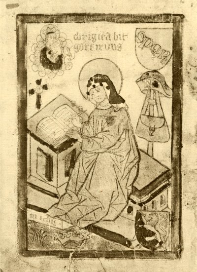 St. Bridget da Suécia, 1915. de Unbekannt