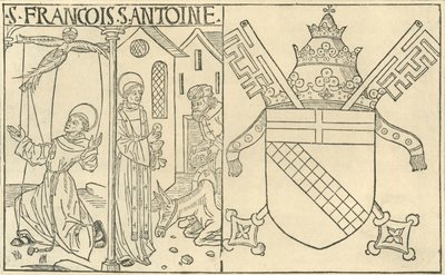 São Francisco de Assis e Antônio de Pádua, 1915. de Unbekannt