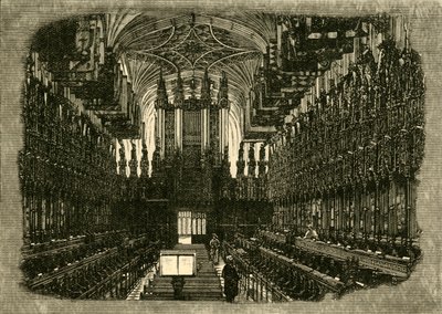 Capela de São Jorge, Windsor, 1898. de Unbekannt