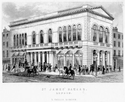 Bazar St Jamess, Westminster, Londres de Unbekannt