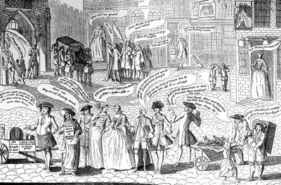 St Jamess em outubro ..., 1750 de Unbekannt