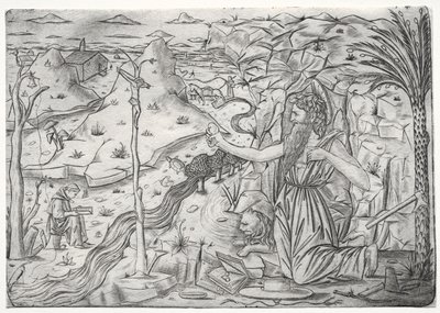 São Jerônimo na Penitência, c. 1480-1500. de Unbekannt