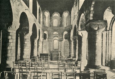 Capela de São João, torre de Londres, arquitetura normanda, 1908 de Unbekannt