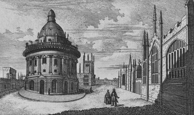 Igreja St. Marys e Biblioteca Radcliffe em Oxford, século XVIII de Unbekannt