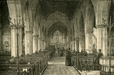 Igreja de São Nicolau: The Nave, 1886, 1898. de Unbekannt