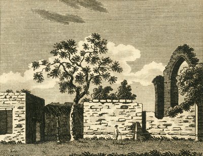 Capela de St. Pancrace, em Canterbury, c1786. de Unbekannt