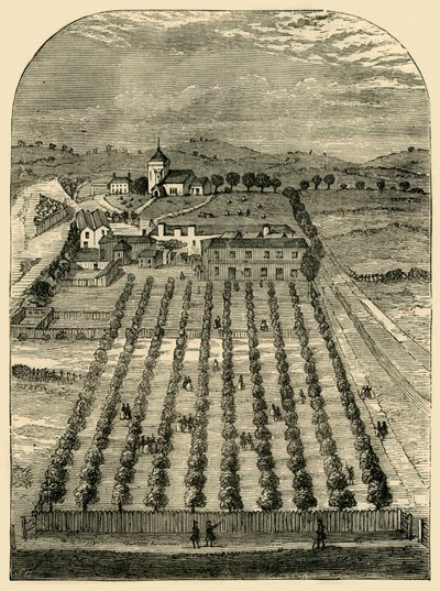 St Pancras Wells e Igreja em 1700., c1876. de Unbekannt