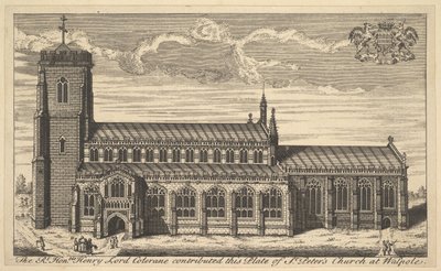 Igreja de St. Peters em Walpole, século XVIII. de Unbekannt