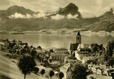 St Wolfgang no Salzkammergut, Alta Áustria, c1935. de Unbekannt