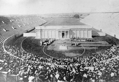 Estádio, Universidade de Harvard, Cambridge, Massachusetts, EUA, início do século XX de Unbekannt