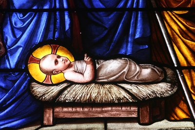Janela de vidro manchado : Nativity Geneve Suíça de Unbekannt