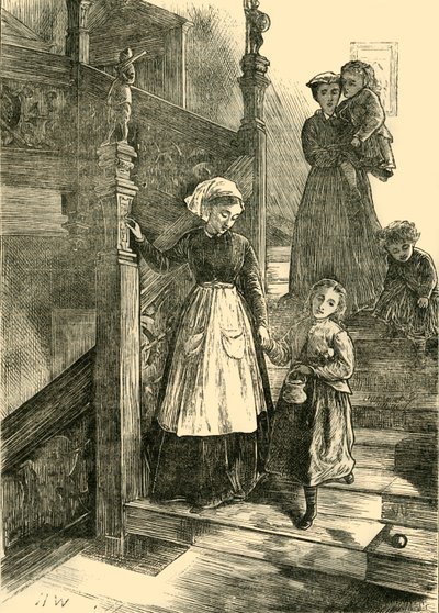 Escadaria de Cromwell House, 1876, c1876. de Unbekannt