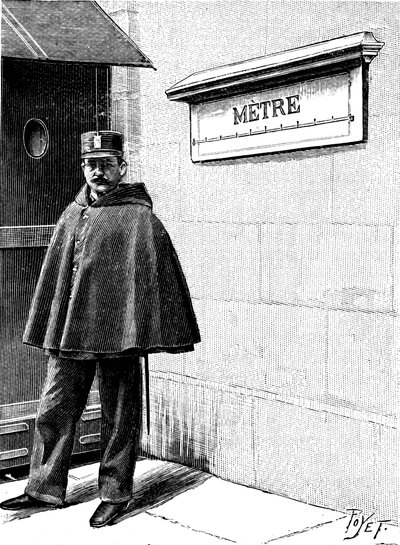 Medidor padrão no Petit Luxembourg, Paris, 1904 de Unbekannt
