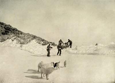 Início do Partido Ocidental de Cape Royds, c1908, 1909. de Unbekannt