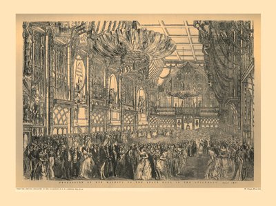Bola do estado no Guildhall, 1851, 1886 de Unbekannt