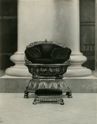 Sede do Estado de Tippu Sultan na Casa do Governo, 1925. de Unbekannt