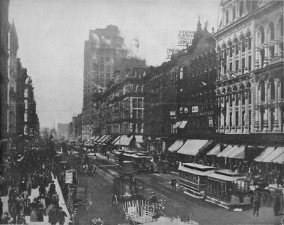 State Street, Chicago, c1897. de Unbekannt