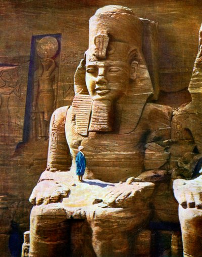 Estátua de Ramsés II em Abu Simbel, Egito, 1933-1934 de Unbekannt
