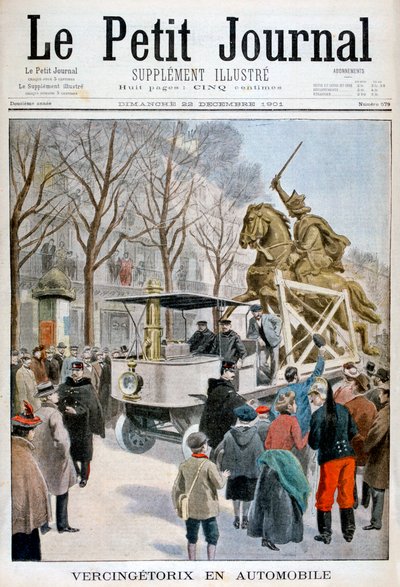 Estátua de Vercingetorix em trânsito, França 1901 de Unbekannt