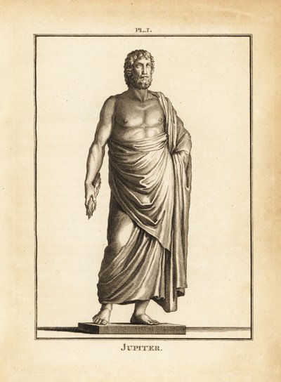 Estátua do deus romano Júpiter de Unbekannt