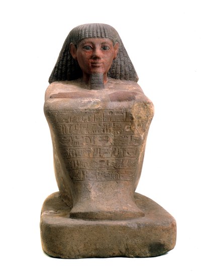 Estátua do escriba Maaniamen, meados do século XV aC de Unbekannt