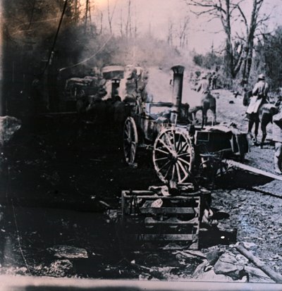 Locomotiva a vapor, c1914-c1918 de Unbekannt