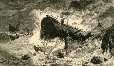 Tempestade de balaclava, 1890. de Unbekannt
