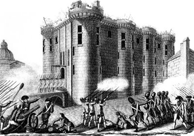 Ataque da Bastilha por parisienses liderados pela Guarda Granadeiro, 14 de julho de 1789 1804 de Unbekannt