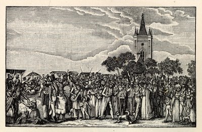 Stralau Fish Parade, ca. 1865. de Unbekannt