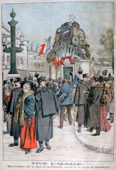 Estátua de Estrasburgo, Place de la Concorde, Paris, 1904 de Unbekannt