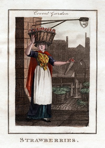 Morangos, Covent Garden, Londres, 1805 de Unbekannt