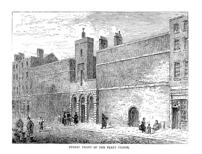 Rua da frente da prisão de frota, 1878 de Unbekannt
