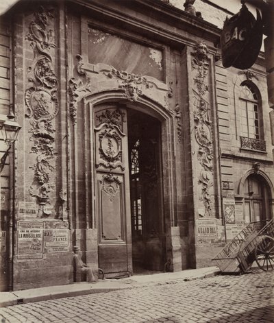 Rua em Dijon, antes de 1870. de Unbekannt