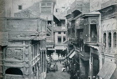 Rua em Lahore, capital do Panjab, c1942 de Unbekannt