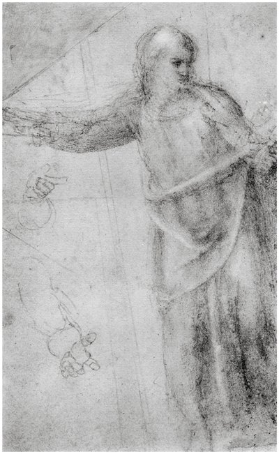 Estudo para uma figura de Cristo, c1555 1958 de Unbekannt