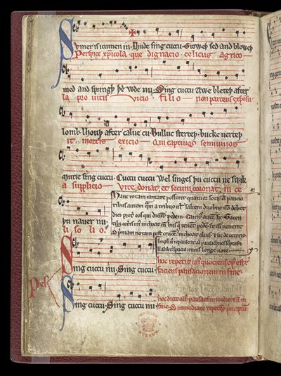 A Suméria está em Icumen, c. 1260-1270 de Unbekannt