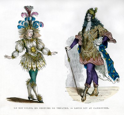 Roupa de teatro Rei Sol e Rei Luís XIV da França, 1882-1884 de Unbekannt