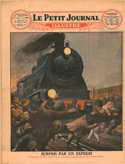Surpreendido por um expresso, 1929. de Unbekannt