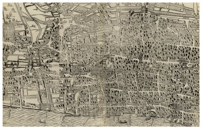 Pesquisa sobre Londres, século XVI ou XVII, 1886 de Unbekannt