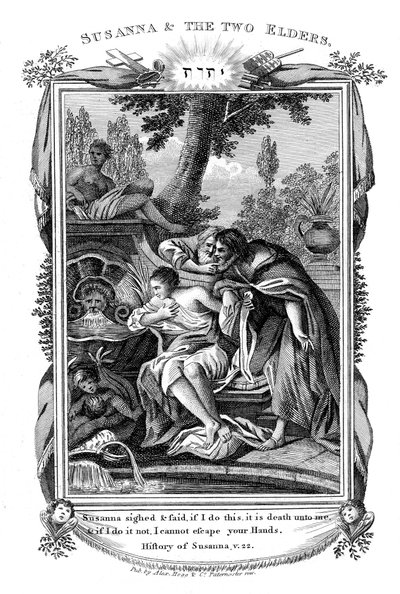 Susanna e os Dois Anciãos, c1804 de Unbekannt