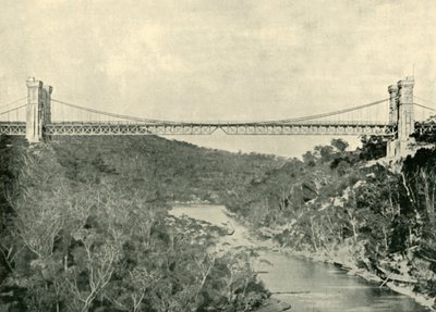 Ponte de suspensão, Sydney norte, 1901. de Unbekannt